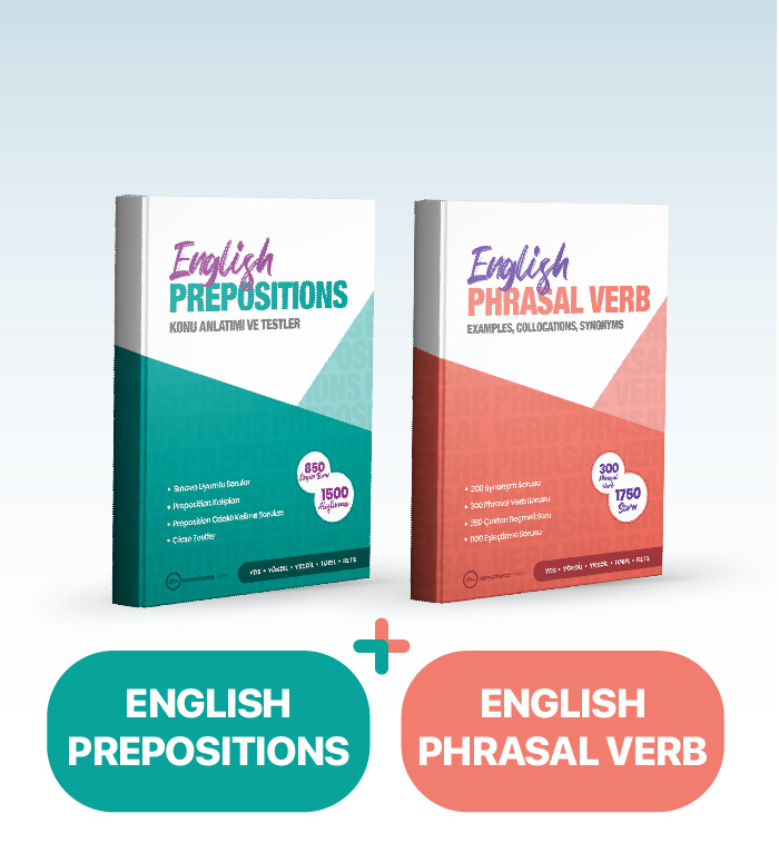 İngilizce Prepositions + Phrasal Verb