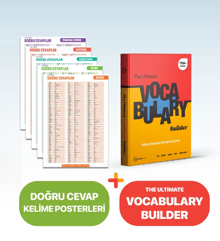 Doğru Cevap Kelime Posterleri + The Ultimate Vocabulary Builder