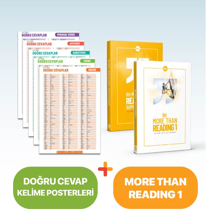 Doğru Cevap Kelime Posterleri + More Than Reading 1