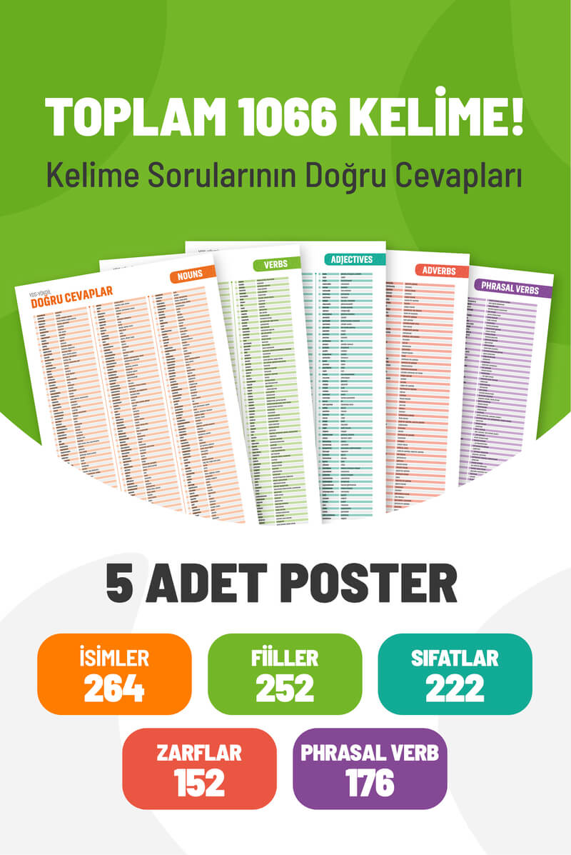 Doğru Cevap Kelime Posterleri-111500