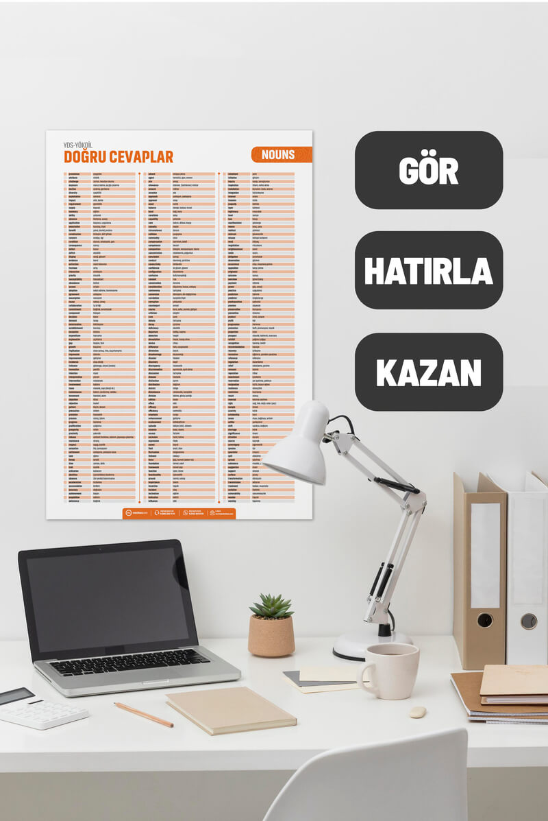 Doğru Cevap Kelime Posterleri-111501